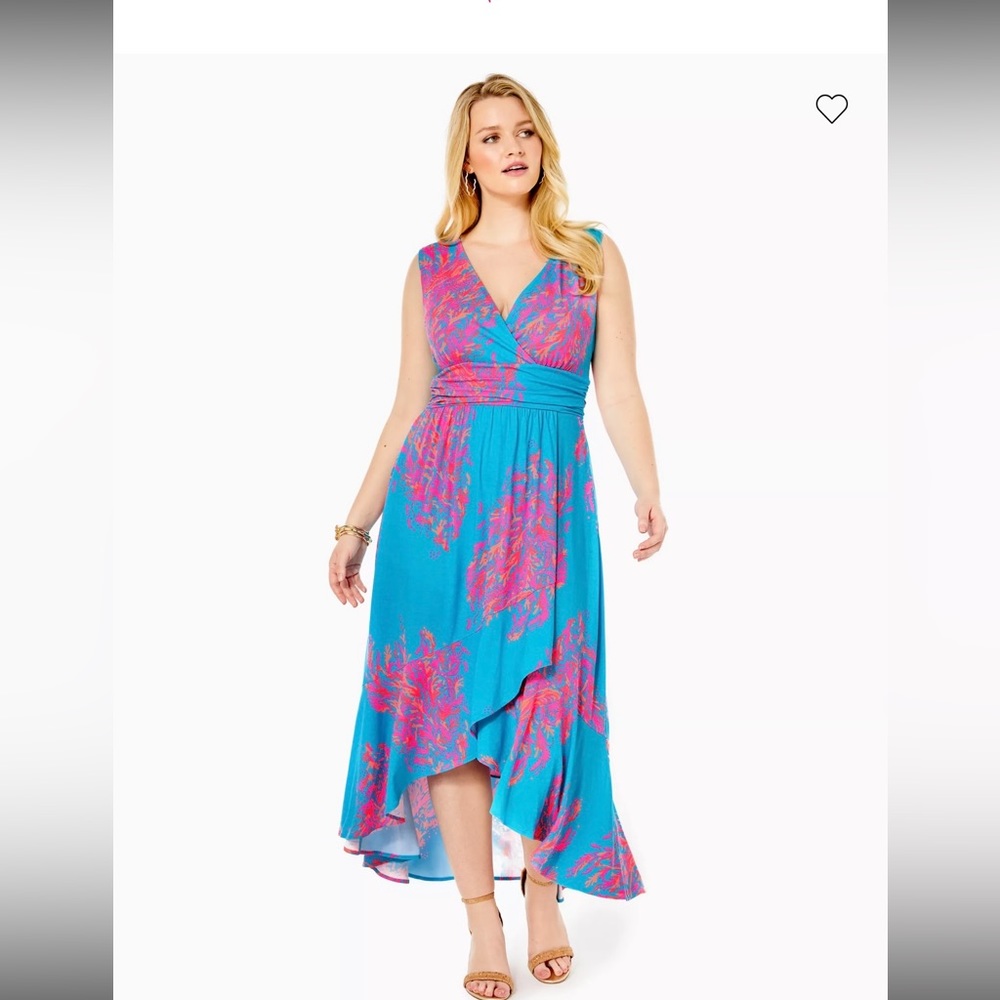Lilly Pulitzer Wrap Maxi Dress